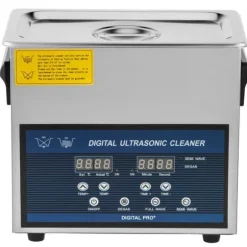 6L Ultraljudsrengöring Dubbelfrekvens med värmare för smycken, glasögon, proteser och kretskort 28/40KHz