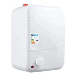 8L Varmvattenberedare - Elektrisk - 1500 W - 220–240 V - 30–65°C - Snabb uppvärmning 15 min - IPX4 - Vägg/golv/under diskbänk - Vit