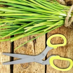 5-lagers kökssax i rostfritt stål för mat Strimlad strimlad schalottenlök Sushi Örtsax (Gul)[416]