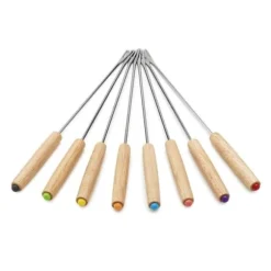 LAGRANGE Fondue Classic - 12 gafflar - 900W - Lätt trä