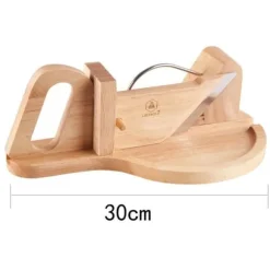 LAGUIOLE - Skivare för Korv och Charkuterier med Fat - gummiträ - brun