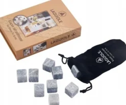 Laguiole Cooling Ice Cube i täljsten med 9 isbitar