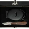 LAGUIOLE Oyster knife Laguiole Wenge Black Stonewash SET SdV