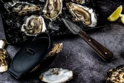 LAGUIOLE Oyster knife Laguiole Wenge Black Stonewash SET SdV