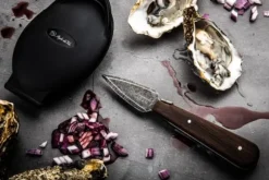 LAGUIOLE Oyster knife Laguiole Wenge Black Stonewash SET SdV