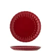 Latina Tallrik, röd, stengods