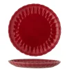 Latina Tallrik, röd, stengods