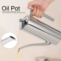 Läcksäker kryddkruka i rostfritt stål (0,7L)