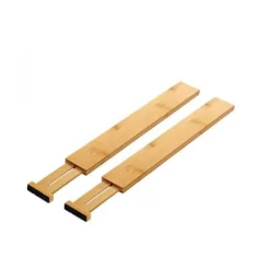 Lådfördelare - VI ORGANISERAR ALLT - Bambu - Utsträckbara - Modernt design - Brun