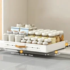 Lådororganisatör, Utvidgbar Design, Enkel Installation,Bredd 35-51cm