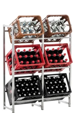 Lennert 6-pack stativ för dryckeslåda 31 x 91 x 112 cm 1