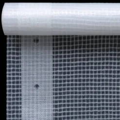 Leno presenning 2-pack 260 g/m² - Väderbeständig skyddspresenning | Färg: Vit | Storlek: 2x6 m