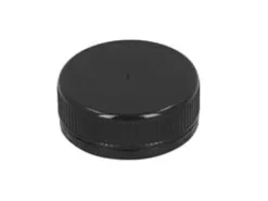 Låg Rund Ø38mm HDPE Sort,250 stk/pk