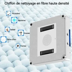 LIECTROUX Fönsterputsrobot YW509 – Spray med 4 munstycken / 3 riktningar – 100mL tank – 3000Pa – APP – Trippelsäkerhet