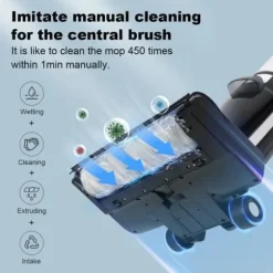LIECTROUX i7 PRO 3 i 1 sladdlös multifunktionsmopp dammsugare - sug / tvätt / torkning - självrengörande