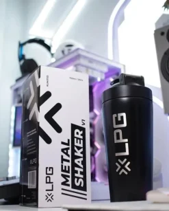 Lime Pro Gaming Metal Shaker Black 750ml - New & Boxed