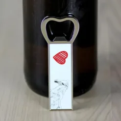 Lipizzaner - flasköppnare med häst, personlig kylöppnare, unik present till en man från Art-Dog