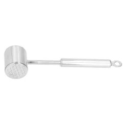 Liten kötthammare i rostfritt stål Dubbelsidig Steak Pounder Kött mörande verktyg för kök