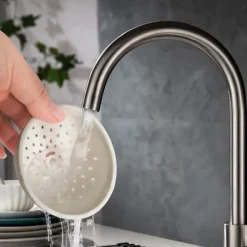 Litet Durkslag för Konservburkar - Vit - Silikon