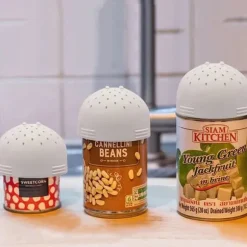 Litet Durkslag för Konservburkar - Vit - Silikon