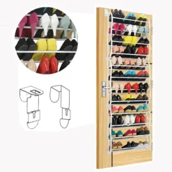 LIVIT Skoställ för dörrupphängning, Vit