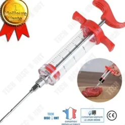 Livsmedelsspruta - LUNAVO - 30ml - Plast - Graderad redskap - Röd