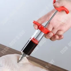 Livsmedelsspruta - LUNAVO - 30ml - Plast - Graderad redskap - Röd