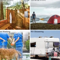 10L/min väggmonterad LPG varmvattenberedare med flera skydd, lätt att kontrollera