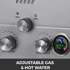 18L/min väggmonterad LPG varmvattenberedare med flera skydd, lätt att kontrollera