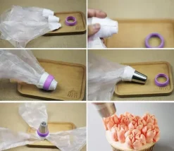 Lollanda 14-delars Spritspåse & Munstyckeset, Tyllset, spritstyllar- Cake tool