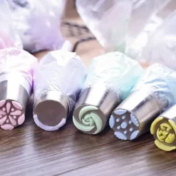 Lollanda 14-delars Spritspåse & Munstyckeset, Tyllset, spritstyllar- Cake tool