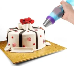 Lollanda 14-delars Spritspåse & Munstyckeset, Tyllset, spritstyllar- Cake tool