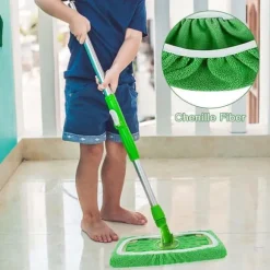 Lollanda Ersättande Tygskydd för Swiffer Mopp 8-pack – Återanvändbara Mopptorkar för Våt och Torr Rengöring