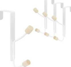 Lollanda Hängkrok till dörrar,Enkel Dörr Krok - 4 pack