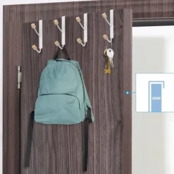 Lollanda Hängkrok till dörrar,Enkel Dörr Krok - 4 pack