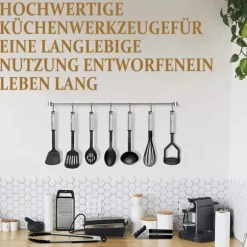 Lollanda Köksredskap Kit - Redskap till Kök - 25-delar – Silikon Matlagningsverktyg, Komplett Kökssats