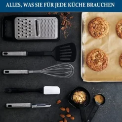 Lollanda Köksredskap Kit - Redskap till Kök - 25-delar – Silikon Matlagningsverktyg, Komplett Kökssats