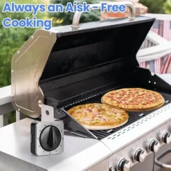 Lollanda kökstimer, kockens matlagning timer klocka med högt larm, inga batterier krävs