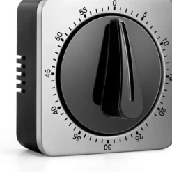 Lollanda Kökstimer Mekanisk Äggklocka – Ingen Batteri, 100% Mekanisk, Rostfri, Visuell Timer kökstimer med Magnetfunktion