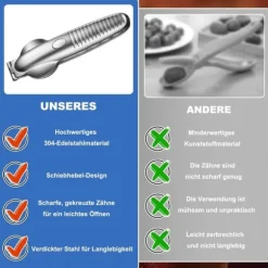 Lollanda Nötknäckare – knäck nötter, rostfritt stål nötknäppare, kastanjsklippare, kastanjklämma, kastanjkniv, passar för valnötter och kastanjer