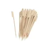 Lot med 50 spett för grillspett 15 cm i FSC-bambus Fackelmann Basic