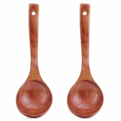 Louche - köksslev Tsunnee Set med 2 trä såpslevar - 18,5 cm lång