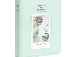 LoveInstant Fotoalbum 64 st. för Fujifilm INSTAX Mini 12 11 40 9 8 7s EVO LiPlay Link 2 SE / Pastellgrön