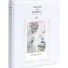 LoveInstant Fotoalbum 64 st. för Fujifilm INSTAX Mini 12 11 40 9 8 7s EVO LiPlay Link 2 SE / Pastellvit