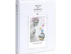 LoveInstant Fotoalbum 64 st. för Fujifilm INSTAX Mini 12 11 40 9 8 7s EVO LiPlay Link 2 SE / Pastellvit