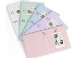 LoveInstant Fotoalbum 64 st. för Fujifilm INSTAX Mini 12 11 40 9 8 7s EVO LiPlay Link 2 SE / Pastellvit