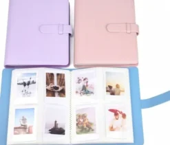 LoveInstant Fotoalbum 256 st. för FujiFilm Instax Mini 40 12 11 9 8 7 EVO LiPlay Link / Rosa