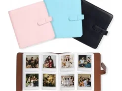 LoveInstant Fotoalbum 228st för Fujifilm Instax SQUARE SQ1 / SQ6 / SQ10 / SQ20 / SQUARE Link / SHARE SP-3 / Brun