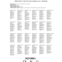 Ölslang 7mm helt färdig, 0,5 m - mjuk version