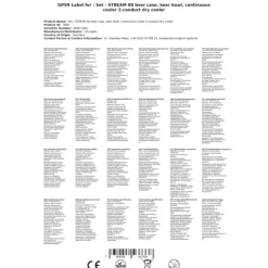 Öltapp - STREAM 80 ölväska, genomströmningskylare, 2-rads torrkylare, KEG:Type A, KEG 2:Type D